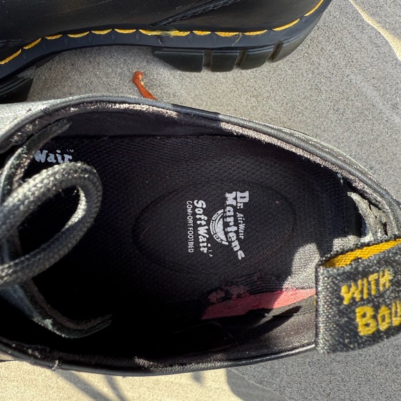 Dr. Martens Black Platform Oxfords - Picture 4 of 7